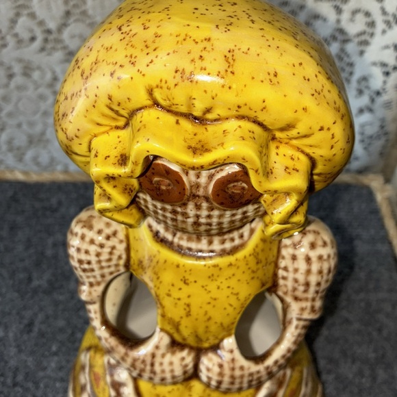 Vintage 70’s Ceramic Burlap Doll by Sittre Ceramics - Picture 4 of 12